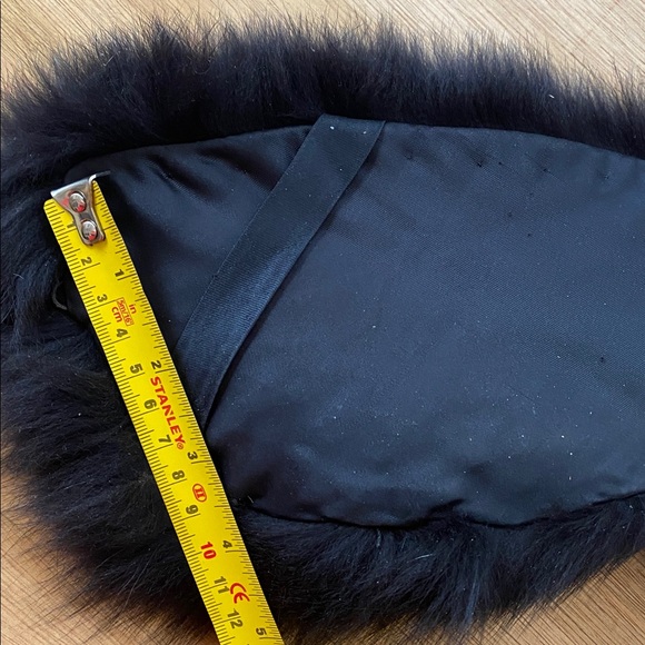 Real black fox collar in good condition - Picture 8 of 10
